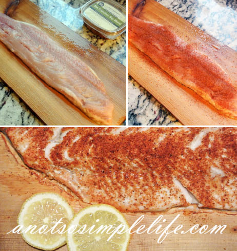 How to Cook Planked Great Lakes Whitefish
