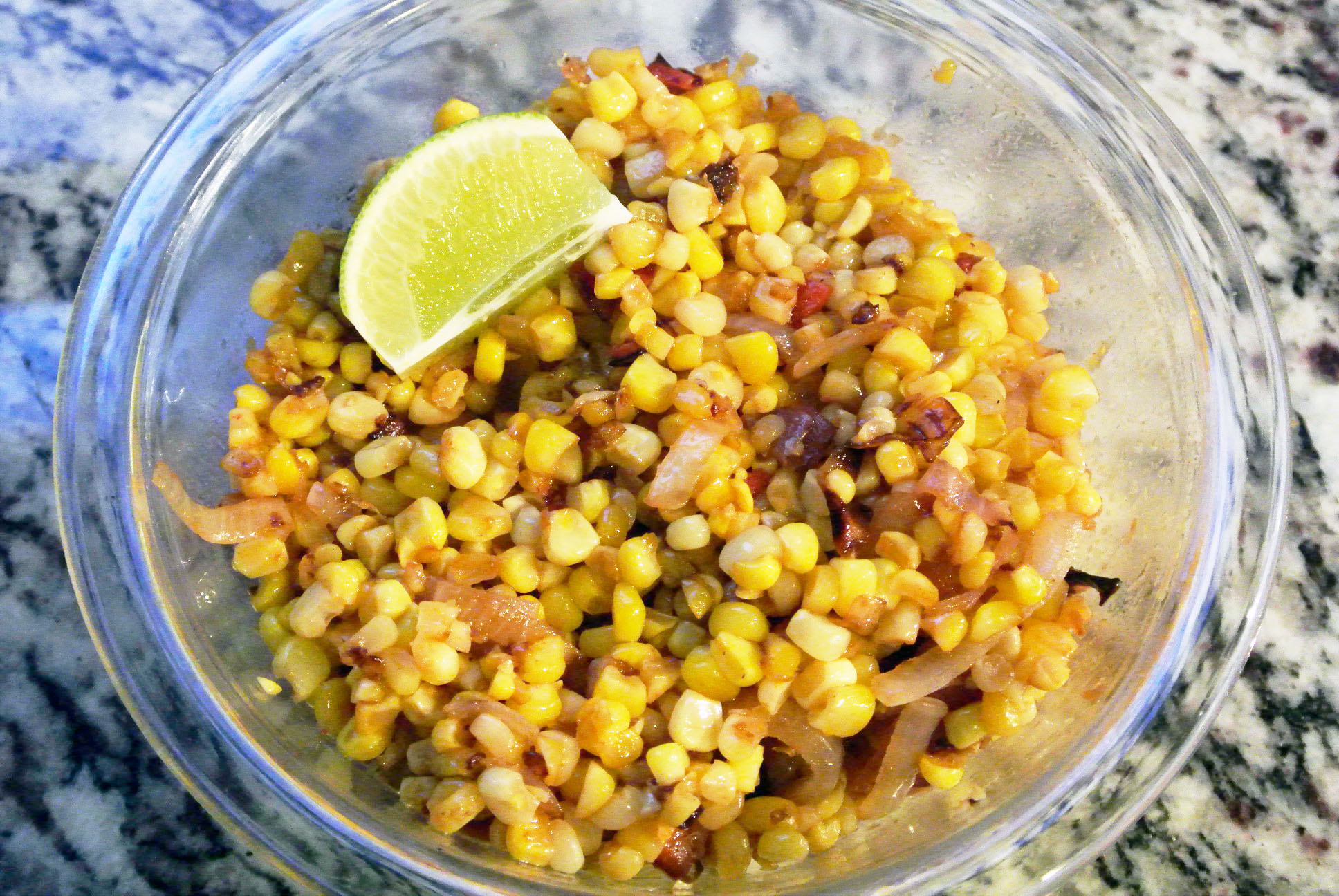 Roasted Corn with Jalapenos and Lime Side Dish Recipe