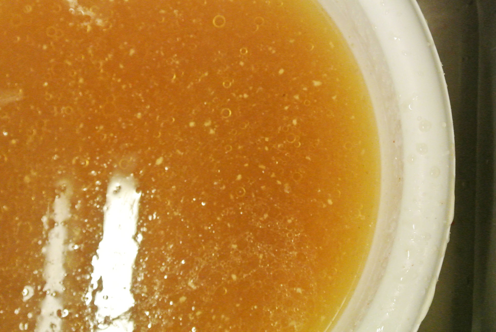 Homemade Chicken Broth made in a Crock Pot