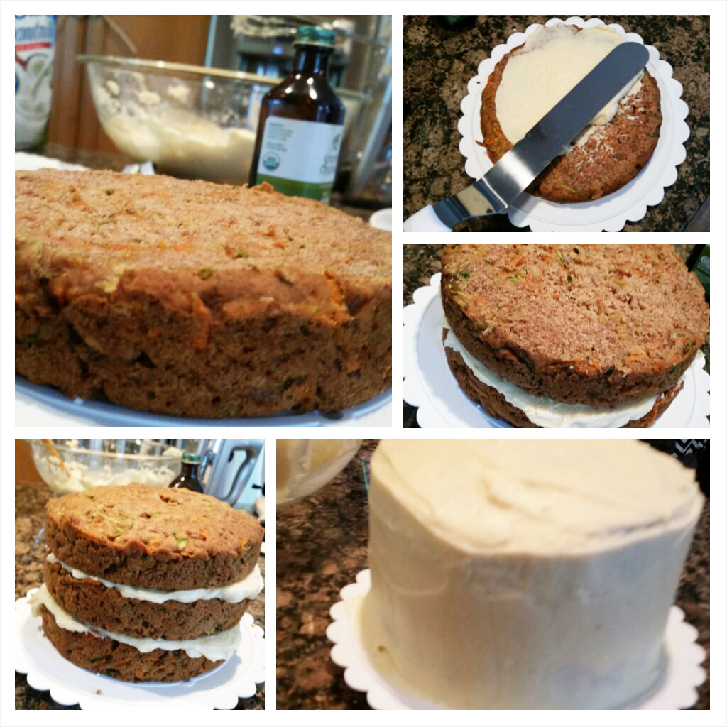 Organic, Allergen Free, Low Sugar, Carrot, Zucchini Spice 1st Birthday "Smash" Cake; Gluten Free, Dairy Free, Soy Free, Corn Free, Nut Free, Egg Free, Chocolate Free with Buttercream Icing without Shortening