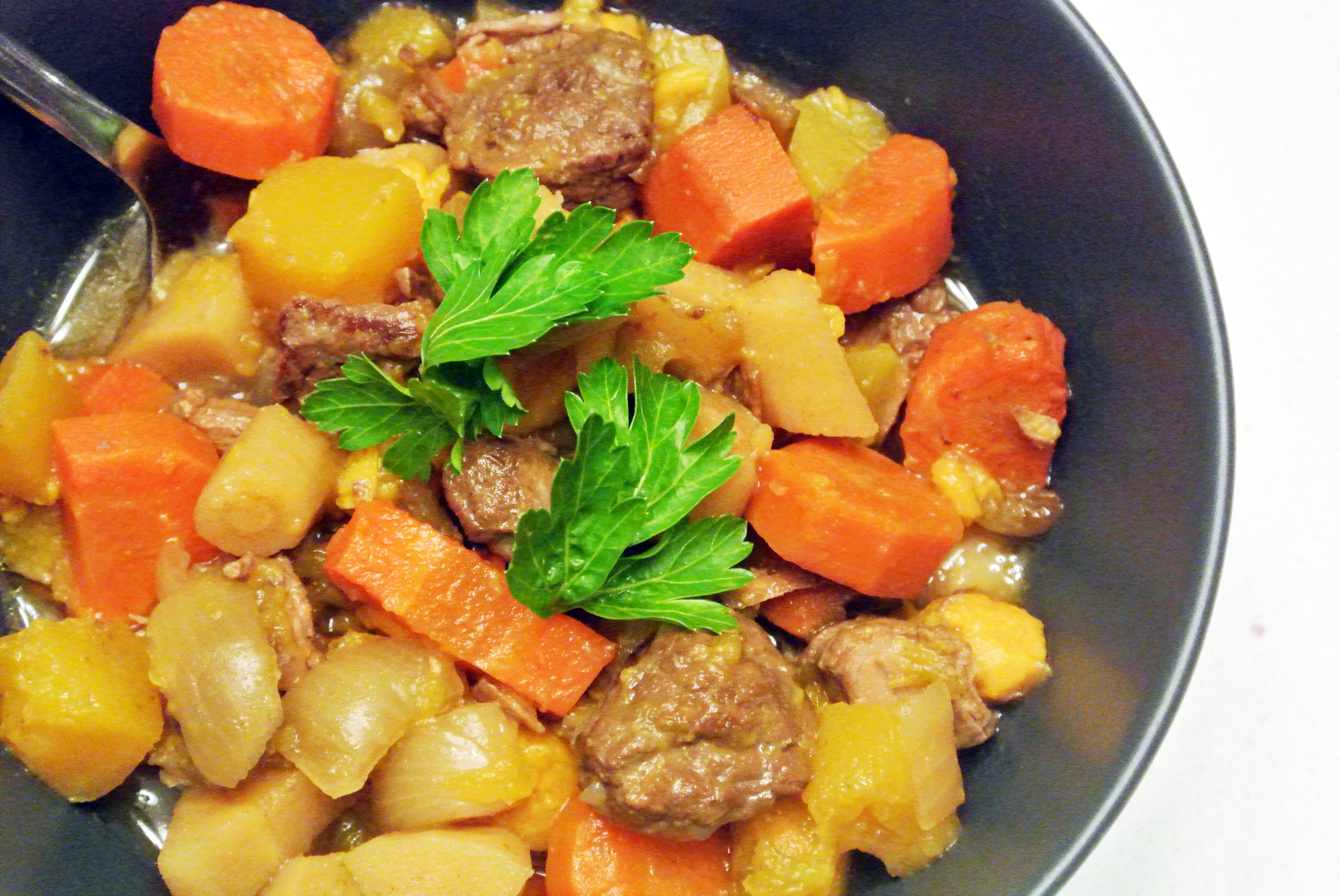 Lamb and Winter Veggie Stew; elimination diet recipe