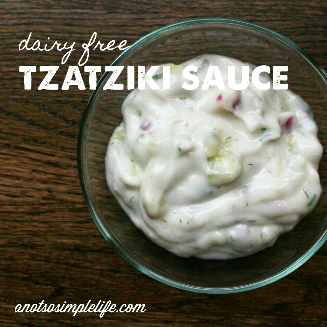 Dairy Free Tzatziki Sauce
