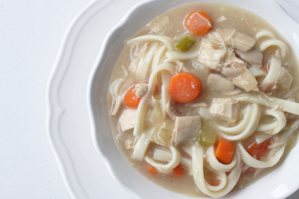 Homemade GF Chicken Noodle Soup