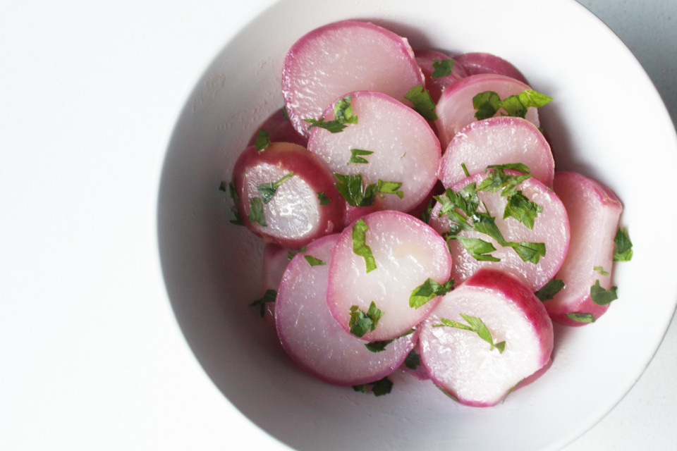 Buttered Radishes (5)